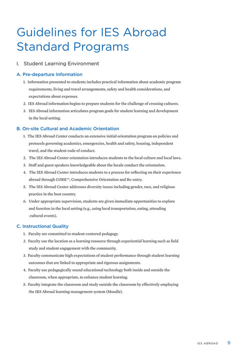 Ies Program IES Abroad - IES Programs MAP - 2020 - Page 8-9