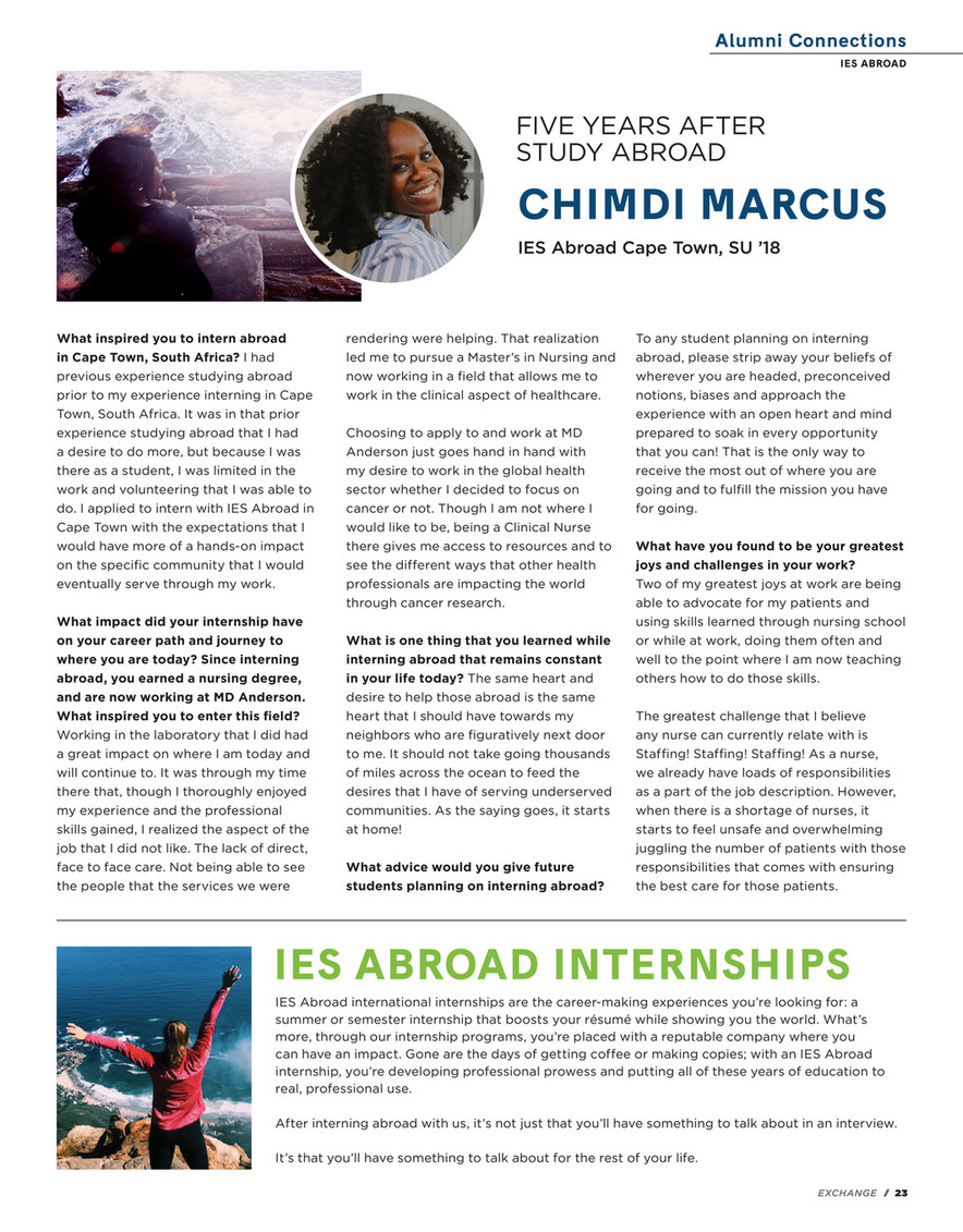 IES Abroad - 2022 Exchange - Page 22-23
