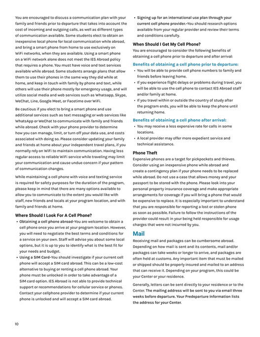 Ies Abroad Ies Abroad Student Handbook 2023 24 Page 10 11 Ies Abroad Ies Abroad Student Handbook 2023 24 Page 10 11