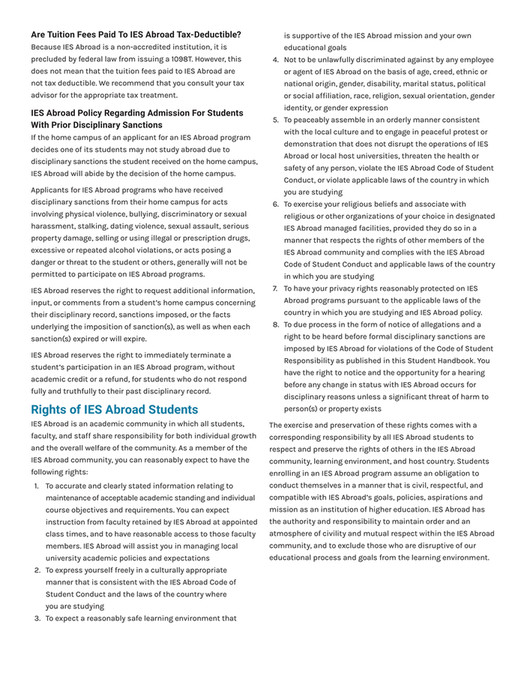 IES Abroad - Student Handbook - CP - Page 32-33