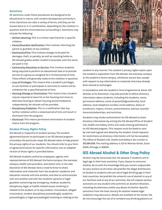 IES Abroad - IES Abroad Student Handbook - Page 40-41