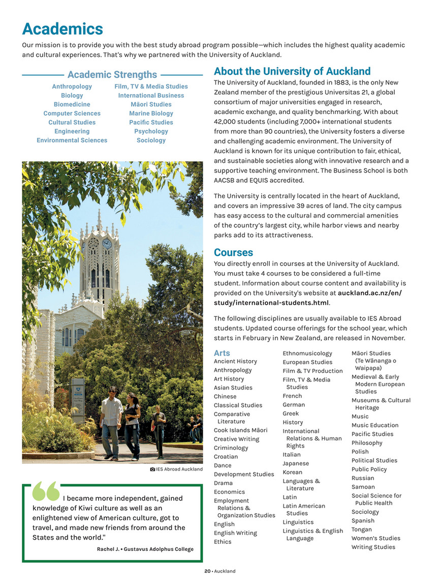 IES Abroad - Study & Intern Abroad in Australia or New Zealand - Video Page  24