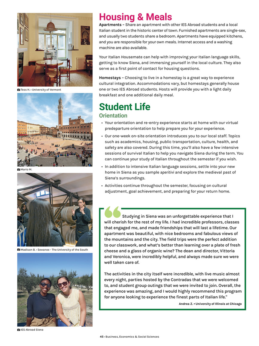 IES Abroad - Study & Intern Abroad in Italy - Video Page 47