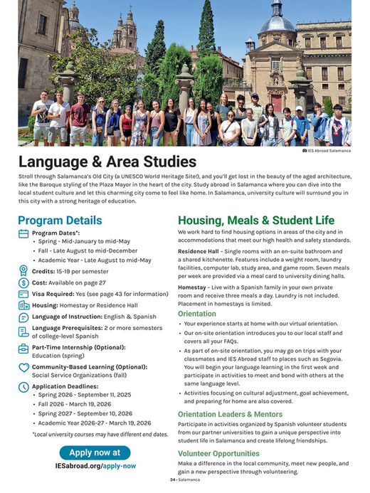 IES Abroad - Study & Intern Abroad in Spain - Page 36-37
