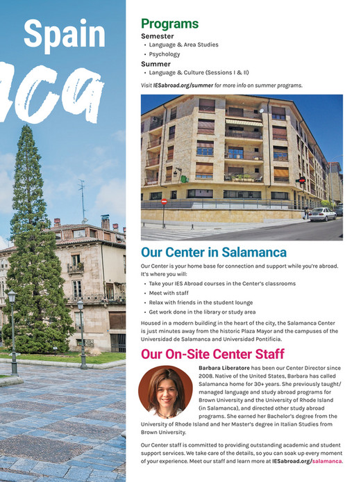 IES Abroad - Study & Intern Abroad in Spain - Page 32-33