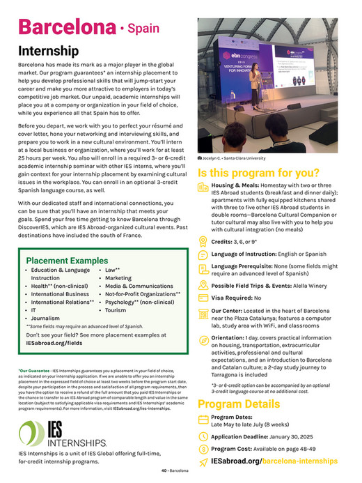 Ies abroad study intern abroad summer programs page 42 43